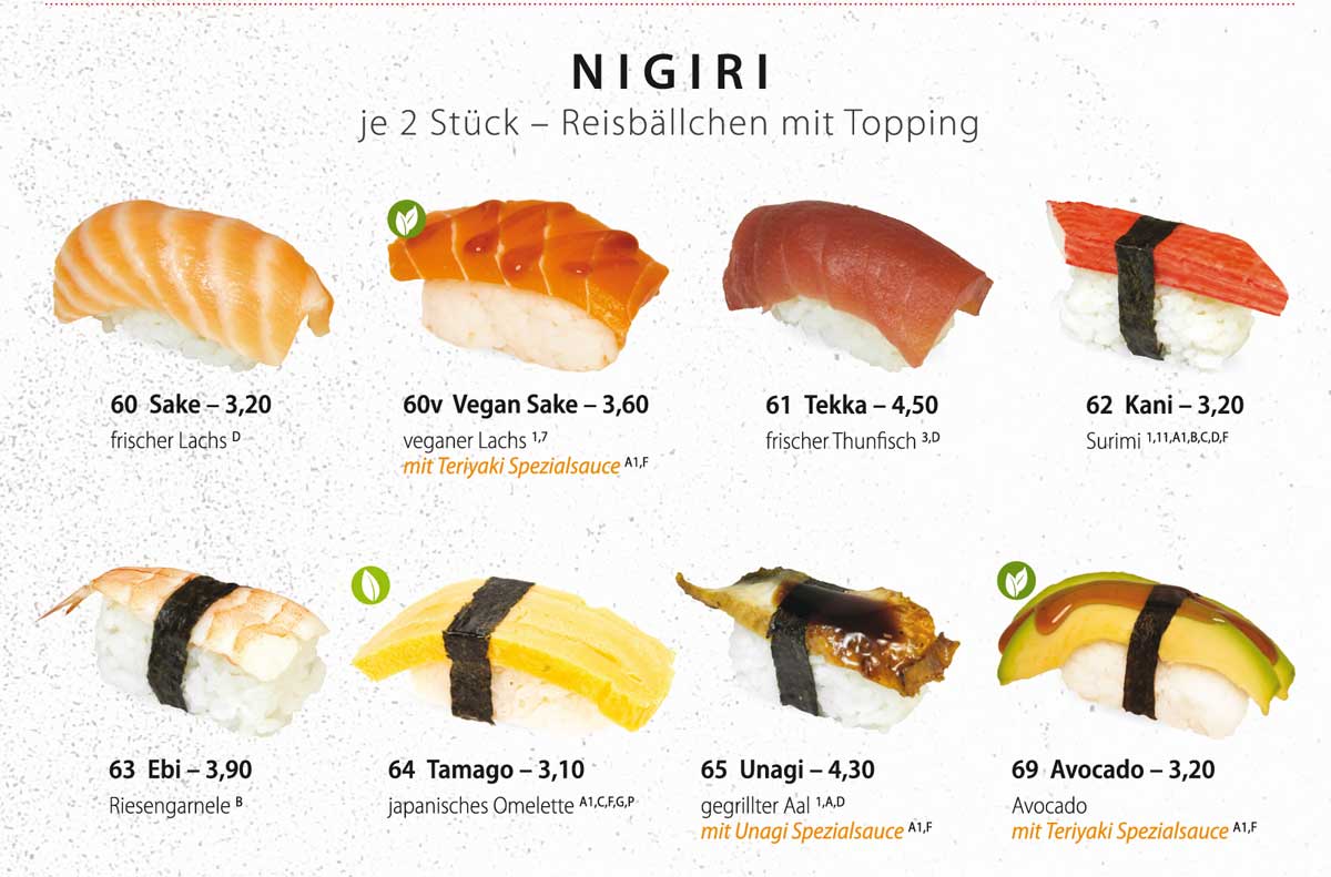 Speisekarte | 🍣SUSHIFREUNDE