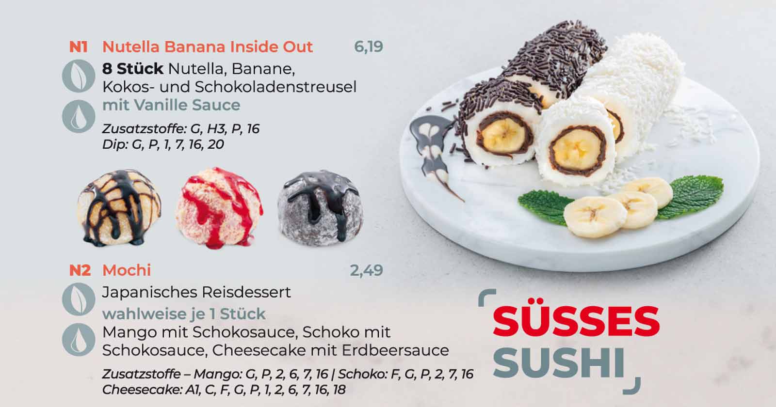 Sushifreunde Speisekarte | Süsses und Dessert