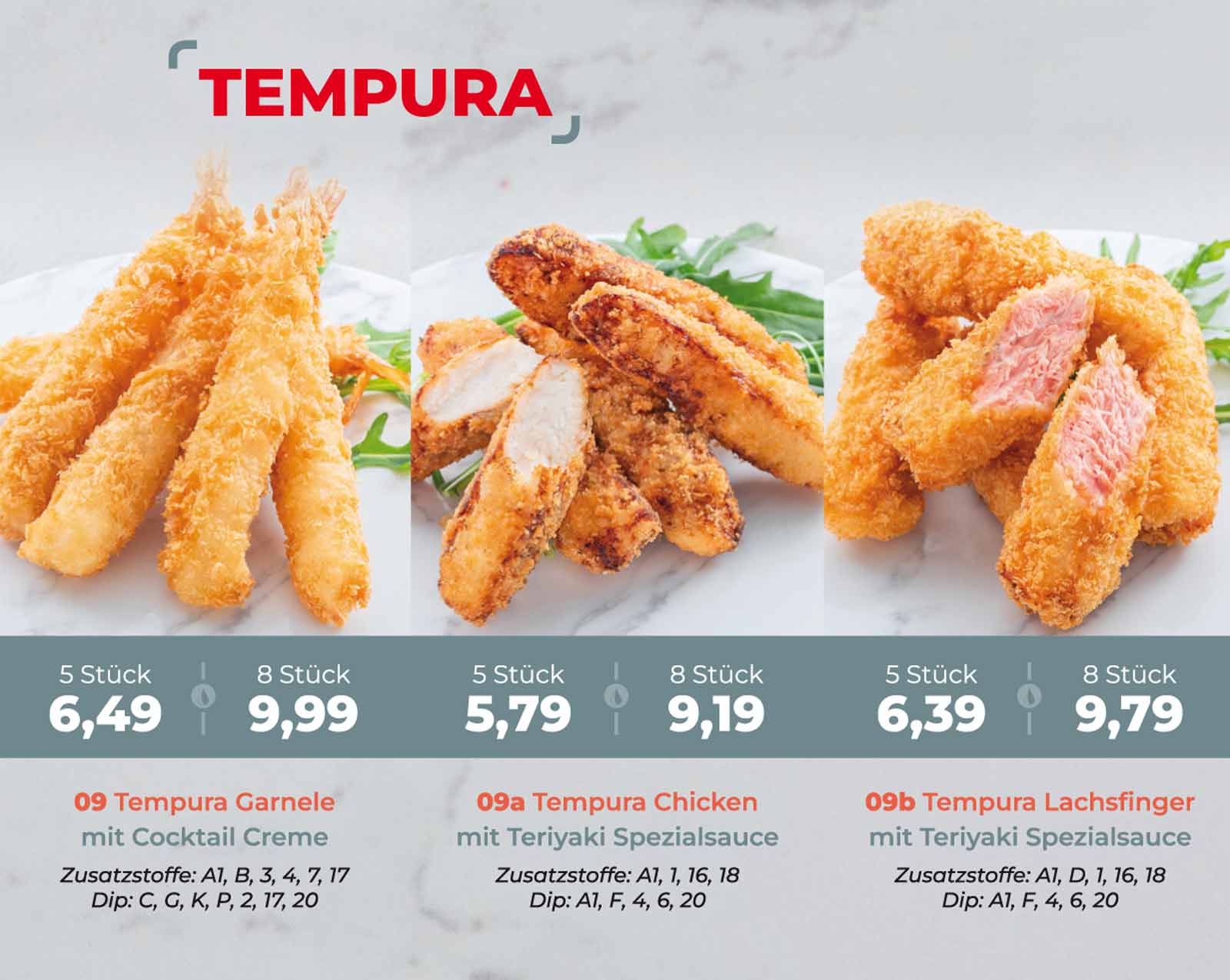 Sushifreunde Speisekarte | Tempura