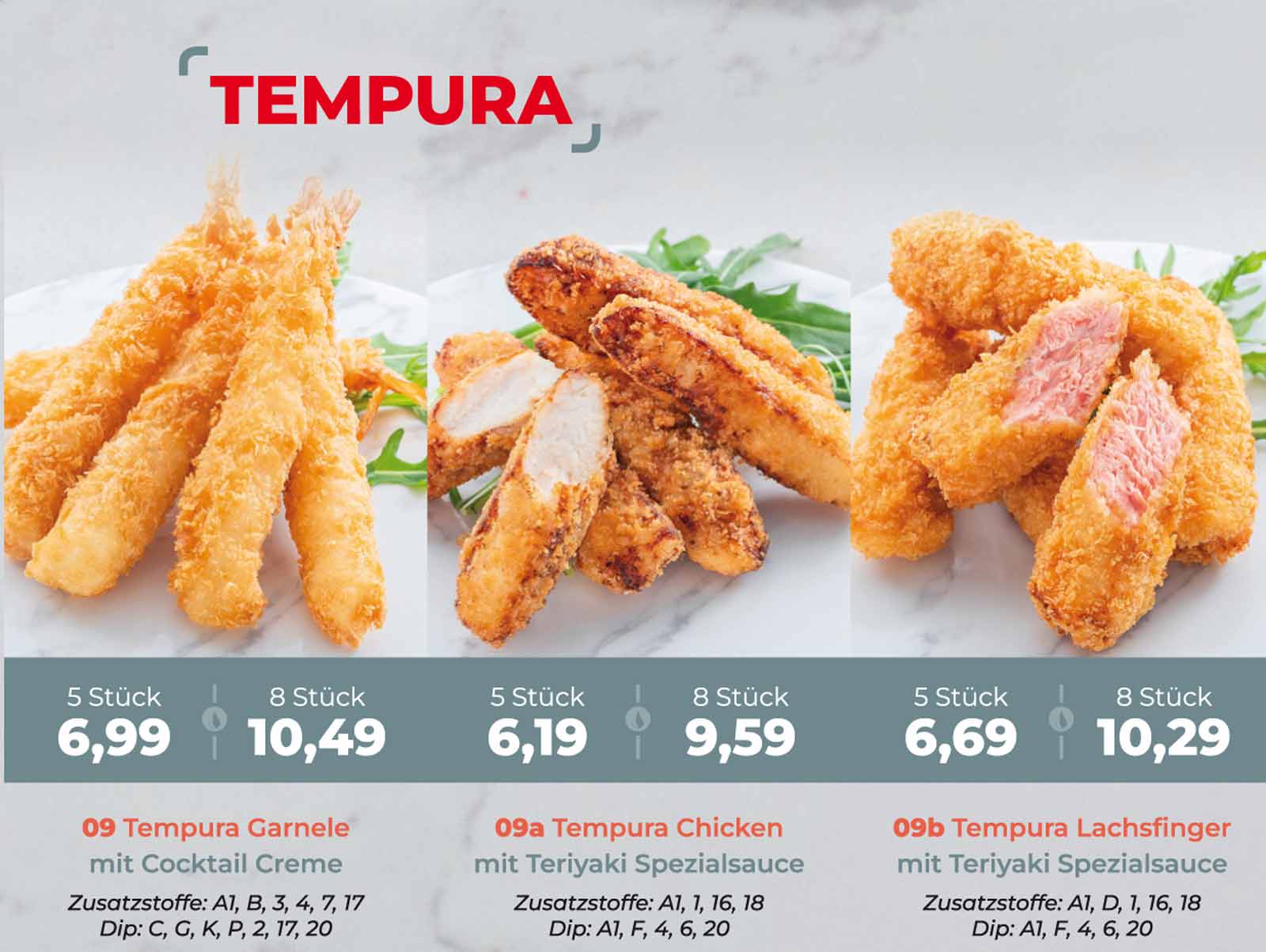 Sushifreunde Speisekarte | Tempura