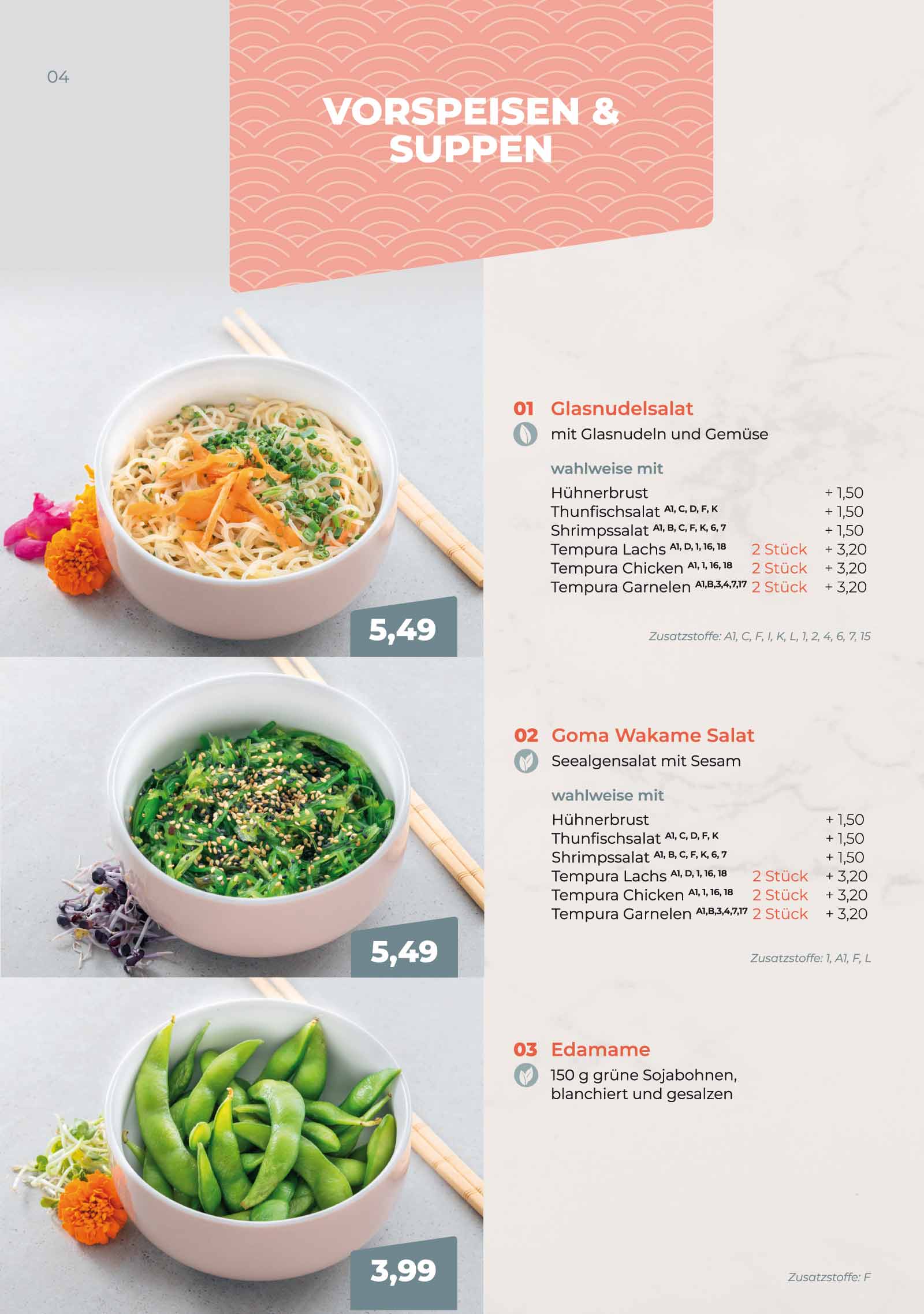 Vorspeisen und Suppen
