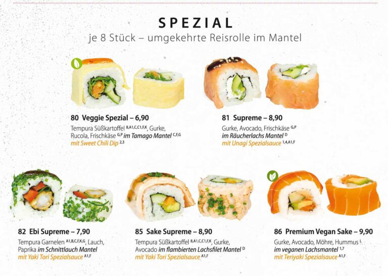 All You Can Eat Sushi Magdeburg Speisekarte | 🍣SUSHIFREUNDE