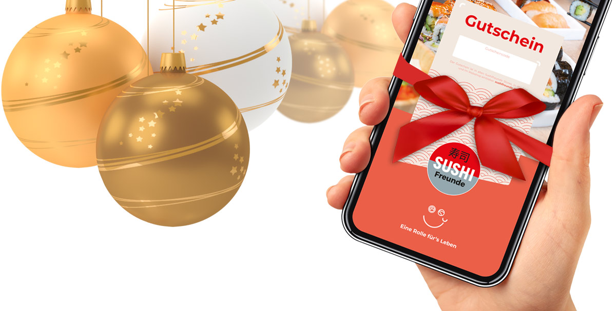 Sushi-Geschenkgutscheine mit satt Rabatt